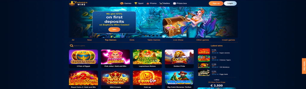 Euphoria Wins Online Casinos